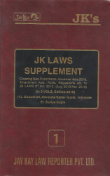 JK Laws Supplement In 2 Vols.