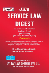 Service Law Digest In J&K (In Two  Vols.)