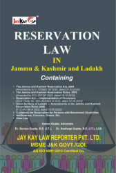Reservation Law In Jammu & Kashmir and Ladakh